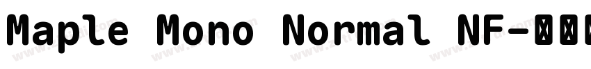 Maple Mono Normal NF字体转换 Maple Mono Normal NF字体转换